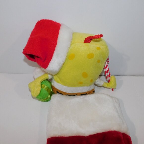 VTG 2007 Viacom Spongebob Squarepants Plush Christmas Stocking 22.5" - Picture 5 of 6